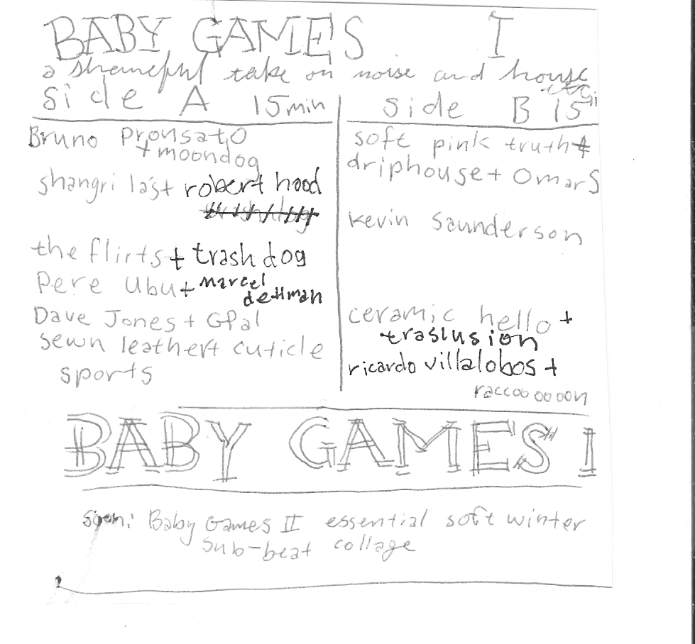 New Music: Cuticle Mixtape - Baby Games I