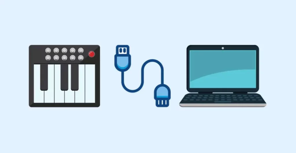 Connect Piano Keyboard to Computer, iPad, or Android Device